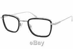 Tom Ford TF5522 001 Eyeglasses Women's Black/Silver Full Rim Optical Frame 47mm