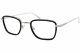 Tom Ford Tf5522 001 Eyeglasses Women's Black/silver Full Rim Optical Frame 47mm