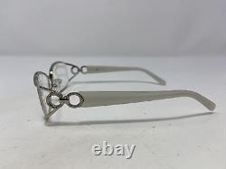 Tony Morgan C2088 C2 54-15-130 Silver White Full Rim Eyeglasses Frame S316