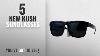 Top 10 Kush Sunglasses Winter 2018 Kush Mens All Black Gangster Oversize Horn Rim Cholo