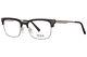 Tumi Vtu026 01aa Eyeglasses Men's Matte Dark Grey Full Rim Square Shape 52mm