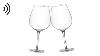 Two Big Wine Glasses Clinking Sound Effect