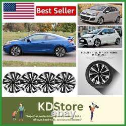 Universal 16.5-Inch Stylish Car Wheel Rim Covers Set of 4