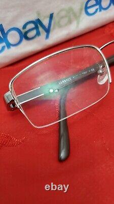 VERSACE 1157 1003 Silver Light Gunmetal 5318 140 Unisex Eyeglasses Frame Only