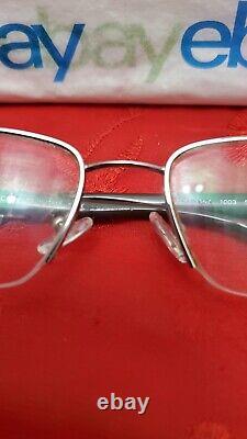 VERSACE 1157 1003 Silver Light Gunmetal 5318 140 Unisex Eyeglasses Frame Only