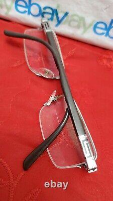 VERSACE 1157 1003 Silver Light Gunmetal 5318 140 Unisex Eyeglasses Frame Only