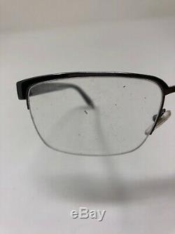 VERSACE 1241 1264 Eyeglasses Frame 54-18-145 Half Rim Silver Polish MS08