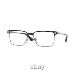 VERSACE Eyeglasses VE 1276 1256 Matte Black On Gunmetal Authentic Men's Designer