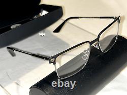 VERSACE Eyeglasses VE 1276 1256 Matte Black On Gunmetal Authentic Men's Designer