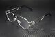 Versace Ve1269 1000 Silver Aviator 55 Mm Men's Eyeglasses
