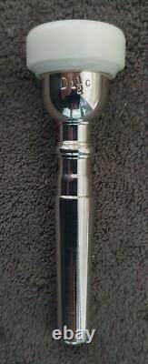 VINCENT BACH CORP. D1-1/2C plastic Rim trumpet mouthpiece, ORIGINAL PLATING