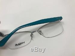 VOGUE VO3981 548 Women's Eyeglasses Frames 52-17-135 Half Rim Silver Teal EY51