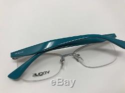 VOGUE VO3981 548 Women's Eyeglasses Frames 52-17-135 Half Rim Silver Teal EY51