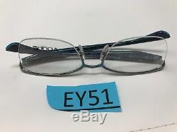 VOGUE VO3981 548 Women's Eyeglasses Frames 52-17-135 Half Rim Silver Teal EY51