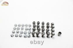 VOLVO XC60 WHEEL RIM LUG NUT BOLT BOLTS With CAP & ANTI THEFT LOCK OEM 18-23 -SET