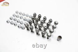 VOLVO XC60 WHEEL RIM LUG NUT BOLT BOLTS With CAP & ANTI THEFT LOCK OEM 18-23 -SET