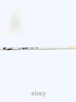 VTG DKNY Silver Metal Oval Glasses Made In Italy 6234 028 50 17 135