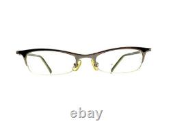 VTG Ralph Lauren Petite Silver Oval Half Rim Glasses RL 1450 0RA7 46 18 130