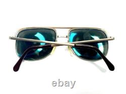 VTG Rodenstock Silver Metal Aviator Half Rim Glasses MRM 869 52 15 140