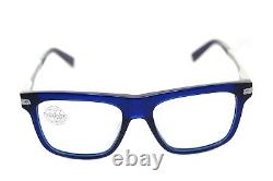 VUARNET CITYLYNX 1404 0003 Square Eyeglasses CLIP ON SUNGLASSES BLUE AR MIRROR