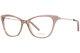 Vera Wang Evangeline Ro Eyeglasses Women's Dusty Rose Optical Frame 52mm