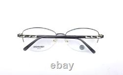 Vera Wang Evianna Silver Women New Designer Half Rim Eyeglasses Frames 54-17-135
