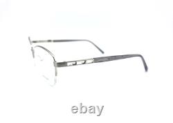 Vera Wang Evianna Silver Women New Designer Half Rim Eyeglasses Frames 54-17-135