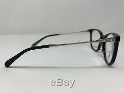 Vera Wang Eyeglasses Frame VA32 BL 52-18-135 Black/Silver Full Rim TI70