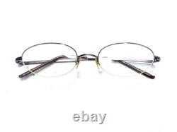 Vera Wang Silver Lilac Metal Oval Half Rim Glasses Japan V06 LI 48 18 135