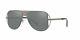 Versace 0ve2212 10016g-57 Grey Mirror Silver Sunglasses