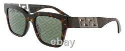 Versace 0VE4421 108/V852 Full Rim Havana Square Sunglasses