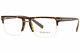 Versace 3269 108 Eyeglasses Men's Dark Havana/silver Semi Rim Optical Frame 53mm