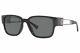 Versace 4412 Gb1/71 Sunglasses Men's Black-silver/dark Green Rectangular 57mm