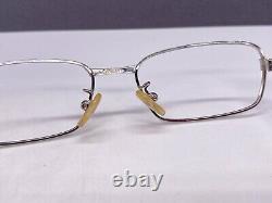 Versace Eyeglasses Frames woman Silver Rectangular Full Rim G91 Italy 90er