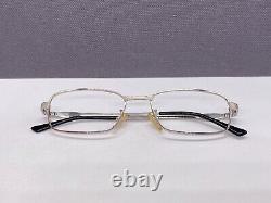 Versace Eyeglasses Frames woman Silver Rectangular Full Rim G91 Italy 90er