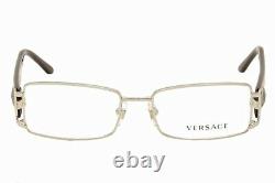 Versace Eyeglasses VE 1163M 1163-M 1000 Silver/Black Full Rim Optical Frame 50mm