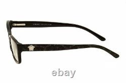 Versace Eyeglasses VE3207 VE/3207 5131 Black/Silver Full Rim Optical Frame 52mm