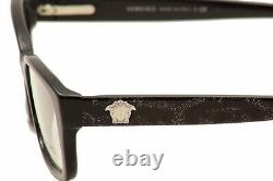 Versace Eyeglasses VE3207 VE/3207 5131 Black/Silver Full Rim Optical Frame 52mm