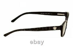 Versace Eyeglasses VE3207 VE/3207 5131 Black/Silver Full Rim Optical Frame 52mm