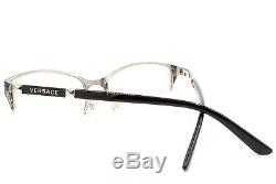 Versace MOD 1218 1343 Eyeglasses Frames Glasses Black Half Rim 53-17-140