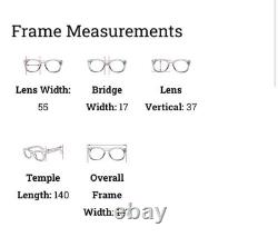 Versace MOD. 1263 1001 Half Rim Rectangular Eyeglass Frames Silver 55-17 140