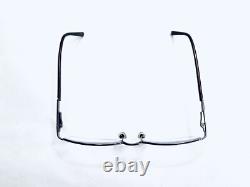 Versace Silver & Brown Half Rim Rectangular Glasses Italy 50 18 135 Versace Silver & Brown Half Rim Rectangular Glasses Italy 50 18 135