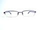 Versace Silver Half Rim Rectangular Glasses Italy 52 18 135