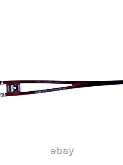 Versace Silver Metal Rectangular Glasses Medusa Temple Italy MOD1114-B 54 18 130