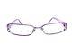 Versace Silver Rectangular Pink Clear Medusa Glasses Italy Mod 1104-b 50 17 130