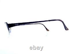 Versace Versus Brown Metal Rectangular Oval Half Rim Glasses MOD. 7006 50 18 135