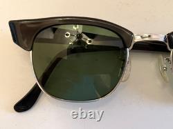 Vintage 50s Artcraft Delegate Browline Horn Rim 12K GF Frames Spectacles 46-22