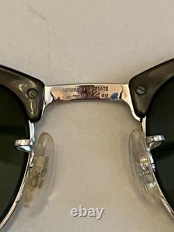 Vintage 50s Artcraft Delegate Browline Horn Rim 12K GF Frames Spectacles 46-22