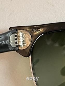 Vintage 50s Artcraft Delegate Browline Horn Rim 12K GF Frames Spectacles 46-22