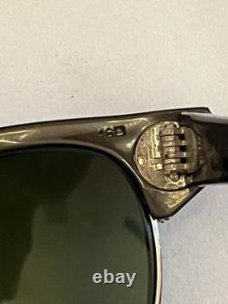 Vintage 50s Artcraft Delegate Browline Horn Rim 12K GF Frames Spectacles 46-22